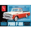 Plastikmodell – Auto 1:25 1960 Ford F-100 Pickup mit Anhänger – AMT1407